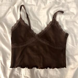 H&M Divided Brown tank S